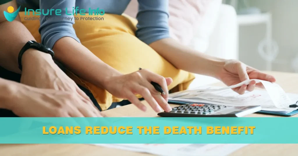 loans reduce the death benefit because of interest rate